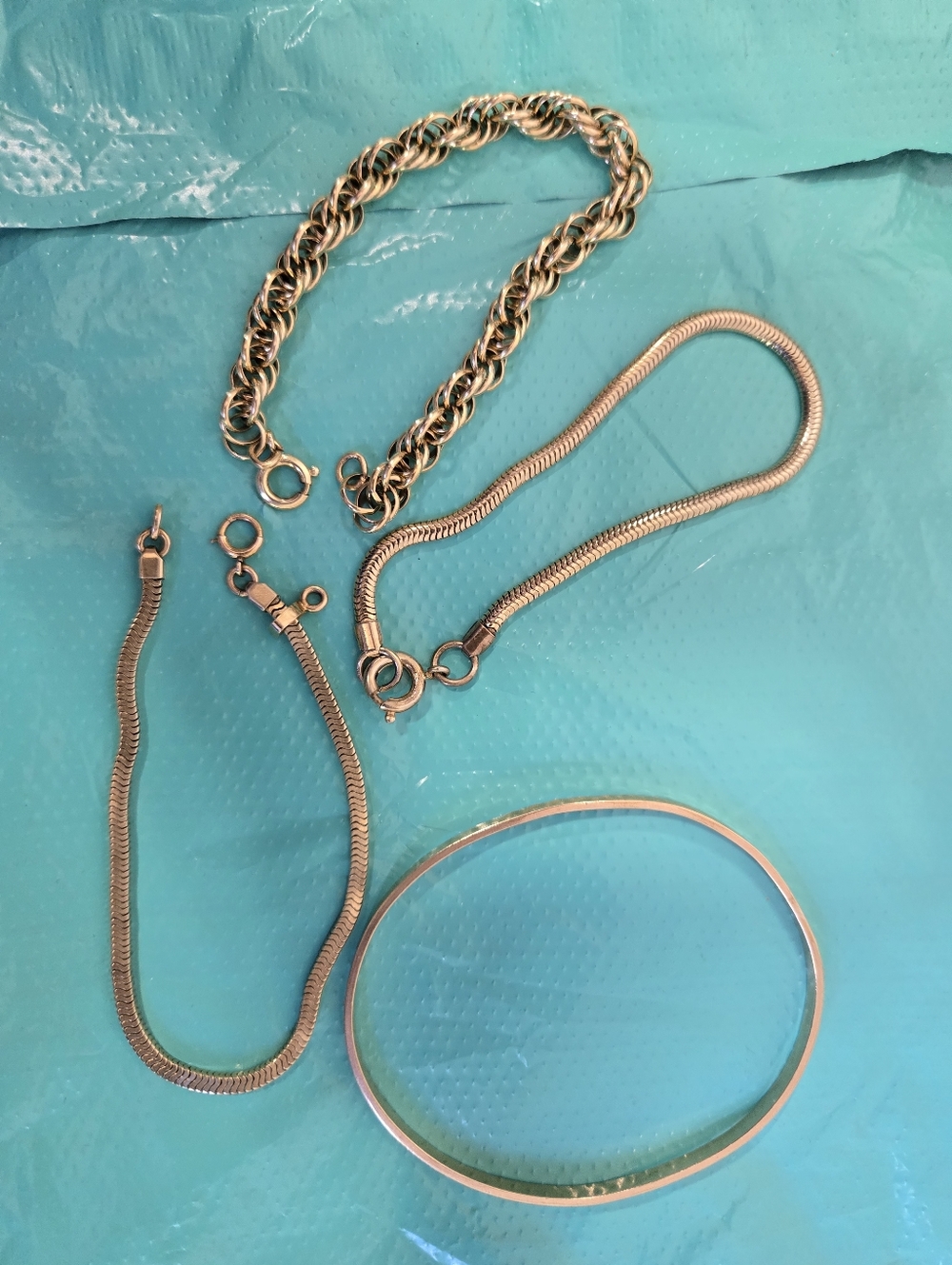 Gold Filled Women's Bracelet Set